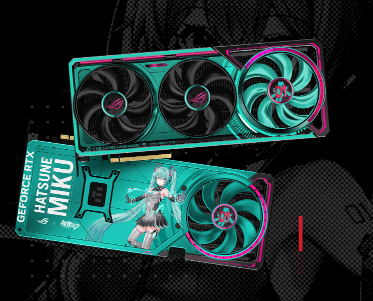 Placa video ASUS ROG Astral GeForce RTX 5080 OC HATSUNE MIKU